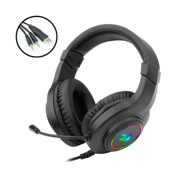 Audífonos Gamer Redragon Hylas H260 negro