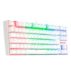 Teclado Gamer RGB Redragon Kumara Blanco | En español | Red Switch