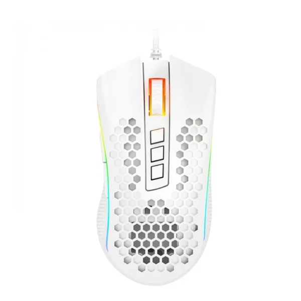 Mouse Gamer Redragon Storm Elite M988W RGB Blanco