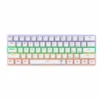 Teclado Gamer Color Blanco T-Dagger Arena Rainbow | Español | Brown Switch