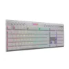 Teclado Gamer RGB Redragon Horus FS Blanco | Inalámbrico | Español | Red Switch
