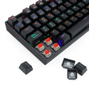 Teclado Gamer RGB Redragon Kumara Negro | En español | Red Switch