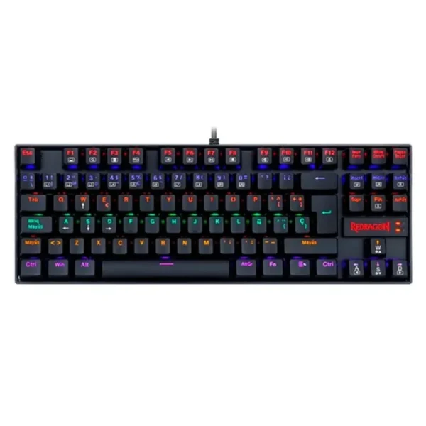 Teclado Gamer RGB Redragon Kumara Negro | En español | Red Switch