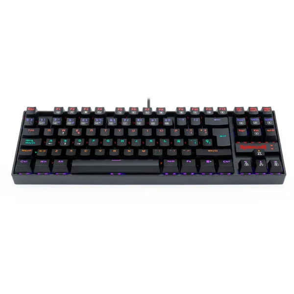 Teclado Gamer Kumara Rainbow Negro | En español | Red Switch