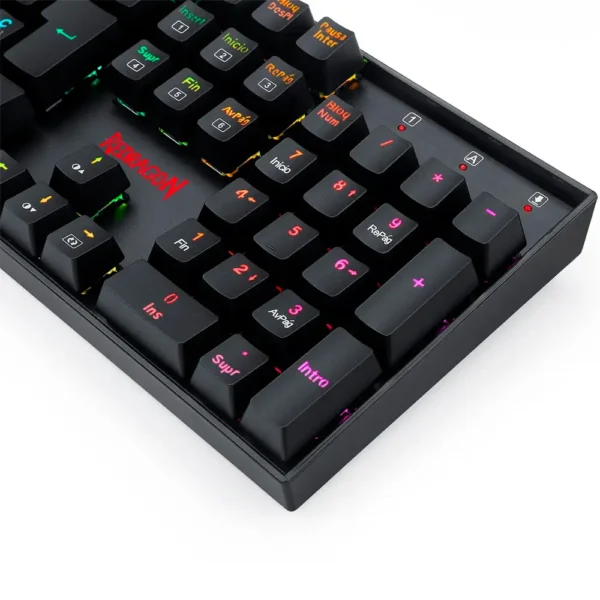 Teclado Gamer Redragon Mitra RGB Negro | Español | Red Switch